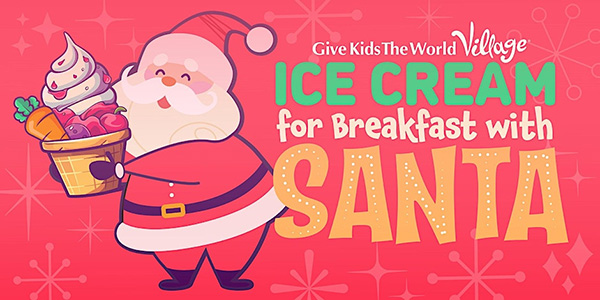 Ice Cream for Breakfast with Santa