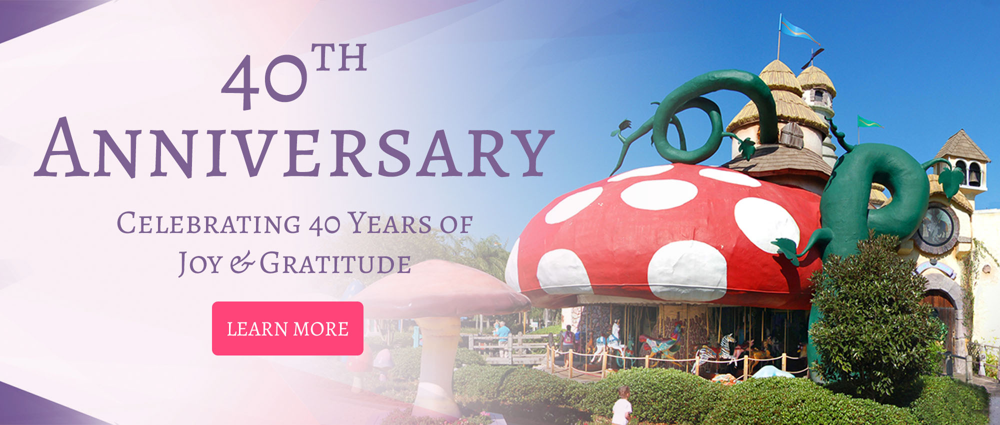 Learn more about the 40th Anniversary of Give Kids The World